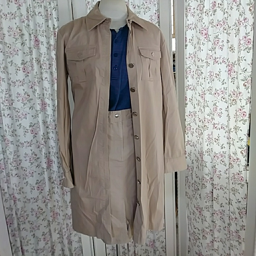 Newport News 2 pc skirt/jkt Sz 8